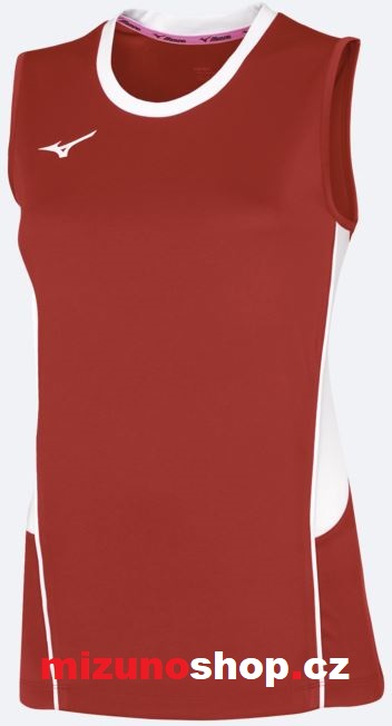 Mizuno V2EA720162 Authentic High-Kyu NS Shirt/Red/White 