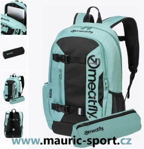 Meatfly batoh Basejumper, Sea Green, 22 L + PENÁL V CENĚ