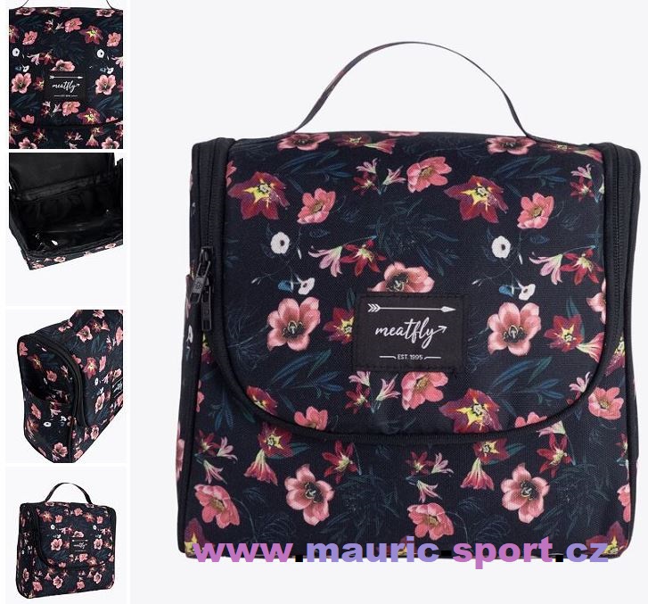 Meatfly toaletní taška Cara, Hibiscus