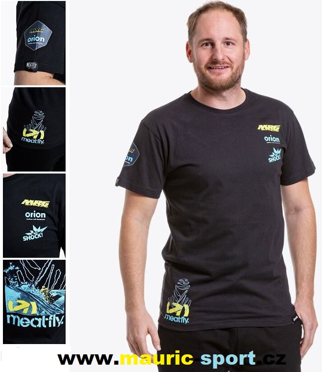 Meatfly pánské tričko Dakar Blue/Black