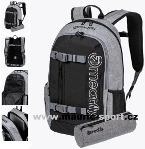 Batoh Meatfly Basejumper, Grey Heather / Black, 22 L