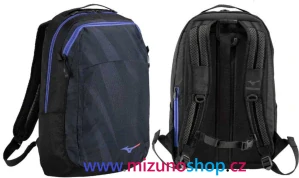 Mizuno Backpack WASO 20L(U) / Black/Purple 33GDC00298