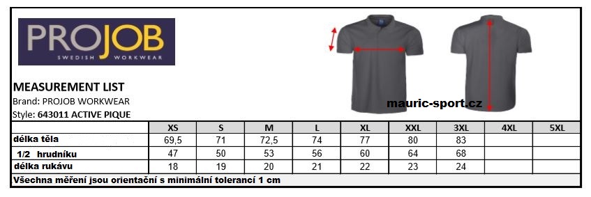 PROJOB 3011 PIQUÉ ACTIVE